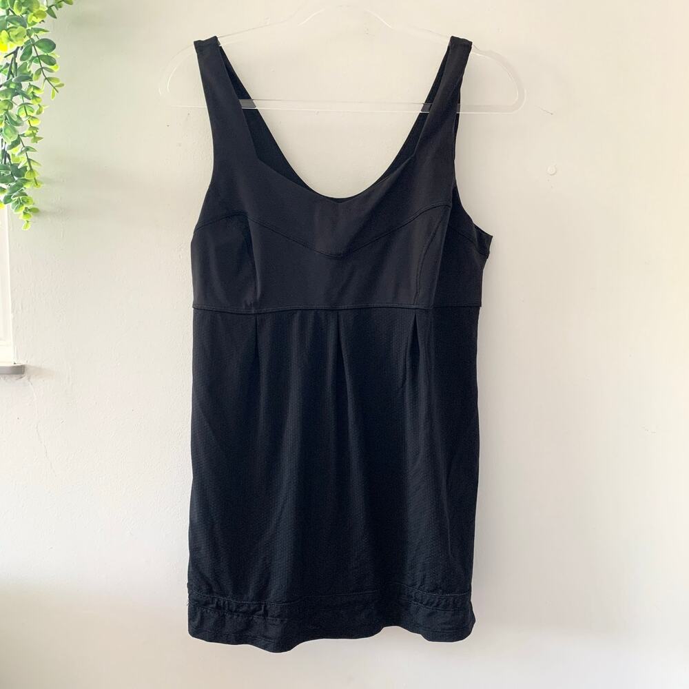 Lululemon Black Run Back on Track Tank Top XL 12